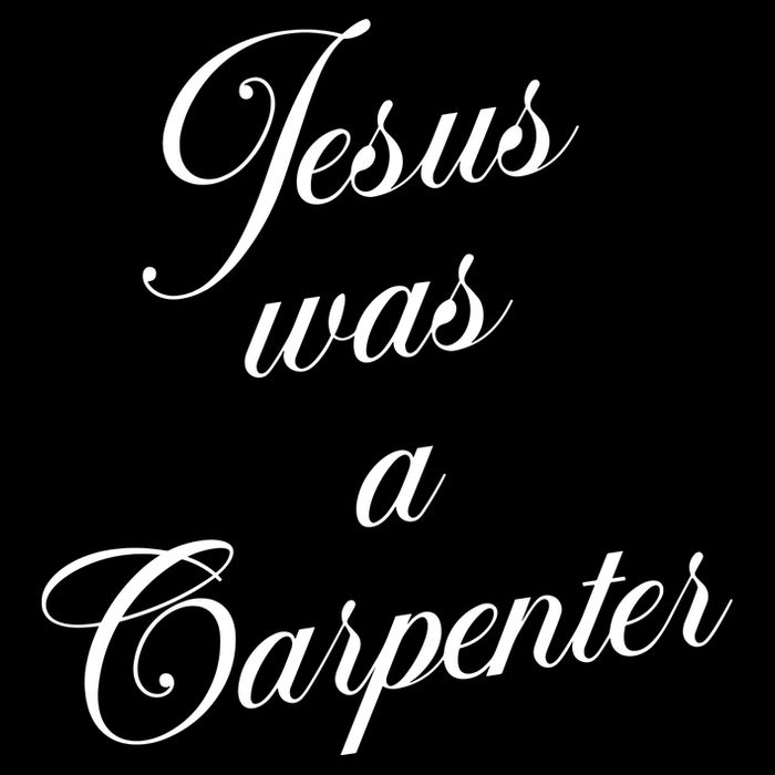 Jesus Was A Carpenter Flexfit Unipanel Trucker Cap