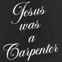 Jesus Was A Carpenter Golf Towel