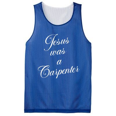 Jesus Was A Carpenter Mesh Reversible Basketball Jersey Tank