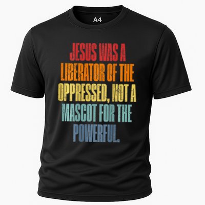 Jesus Was A Liberator Of The Oppressed Not A Mascot Powerful Performance Shirt
