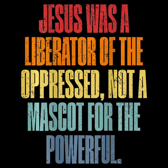 Jesus Was A Liberator Of The Oppressed Not A Mascot Powerful 7-Panel Snapback Hat