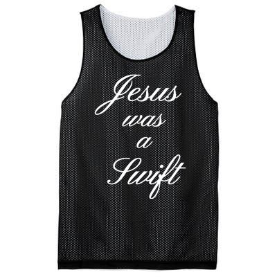 Jesus Was A Swif Mesh Reversible Basketball Jersey Tank