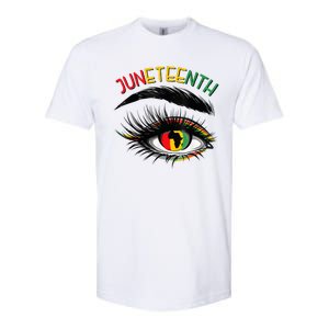 Juneteenth Women African American Eyes Softstyle CVC T-Shirt