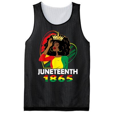 Juneteenth Women African American Black Women Queen Mesh Reversible Basketball Jersey Tank