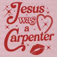 Jesus Was A Carpenter Christian Jesus Sayings 25L Jumbo Tote