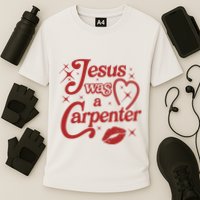 Jesus Was A Carpenter Christian Jesus Sayings Cooling Performance Crew T-Shirt