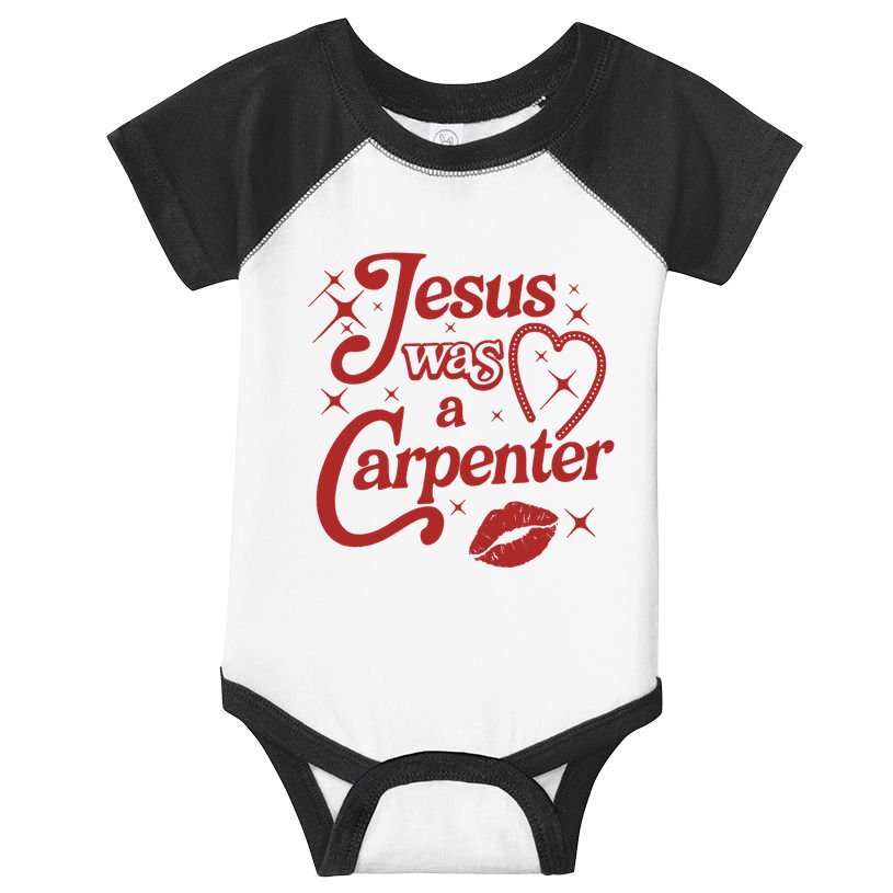 Jesus Was A Carpenter Christian Jesus Sayings Infant Baby Jersey Bodysuit