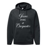 Jesus Was A Carpenter Performance Fleece Hoodie