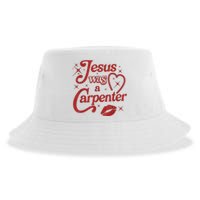 Jesus Was A Carpenter Christian Jesus Sayings Sustainable Bucket Hat