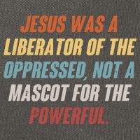 Jesus Was A Liberator Of The Oppressed Not A Mascot For The Powerful Cotton Canvas Backpack