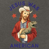 Jesus Was American Cotton Canvas Backpack