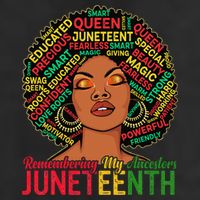 Juneteenth Wo African American Black Wo 1865 Cool Comfort Performance Bucket Hat