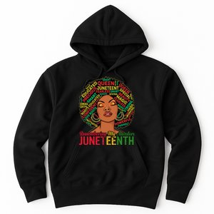 Juneteenth Wo African American Black Wo 1865 Hoodie