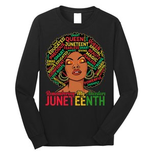 Juneteenth Wo African American Black Wo 1865 Long Sleeve Shirt