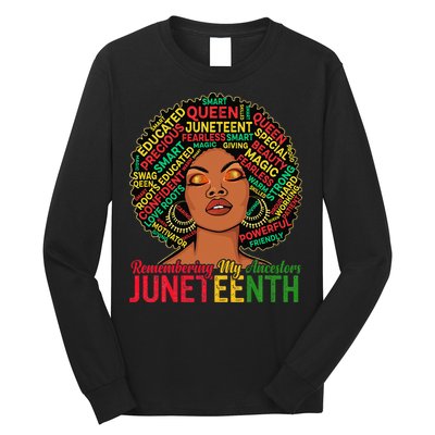 Juneteenth Wo African American Black Wo 1865 Long Sleeve Shirt
