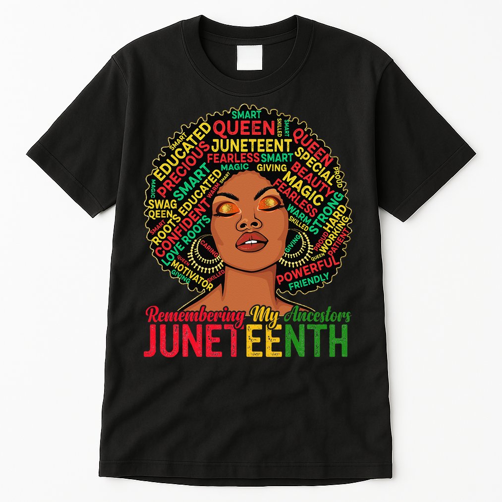 Juneteenth Wo African American Black Wo 1865 Tall T-Shirt
