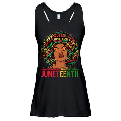 Juneteenth Wo African American Black Wo 1865 Ladies Essential Flowy Tank