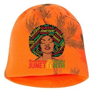 Juneteenth Wo African American Black Wo 1865 Kati - Camo Knit Beanie