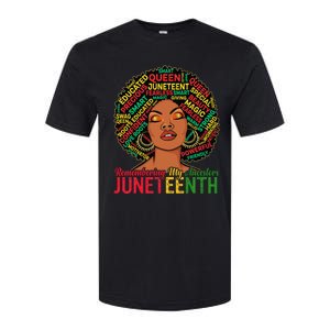 Juneteenth Wo African American Black Wo 1865 Softstyle CVC T-Shirt