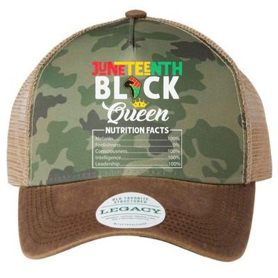 Juneteenth Women Black Queen Nutritional Facts Freedom Day Legacy Tie Dye Trucker Hat