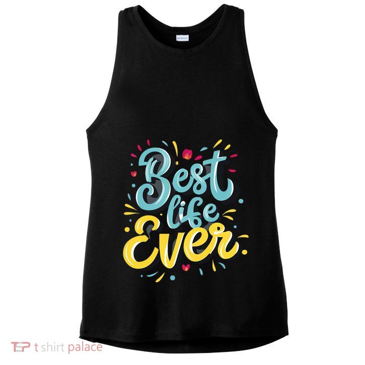 JehovahS Witness Best Life Ever Jw Org Gift Ladies PosiCharge Tri-Blend Wicking Tank