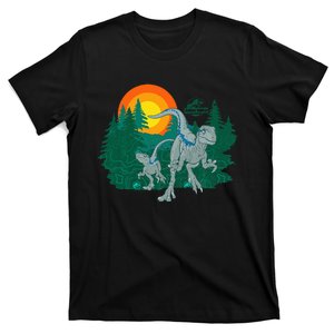 J.Urassic World Blue Raptor Sunset T-Shirt