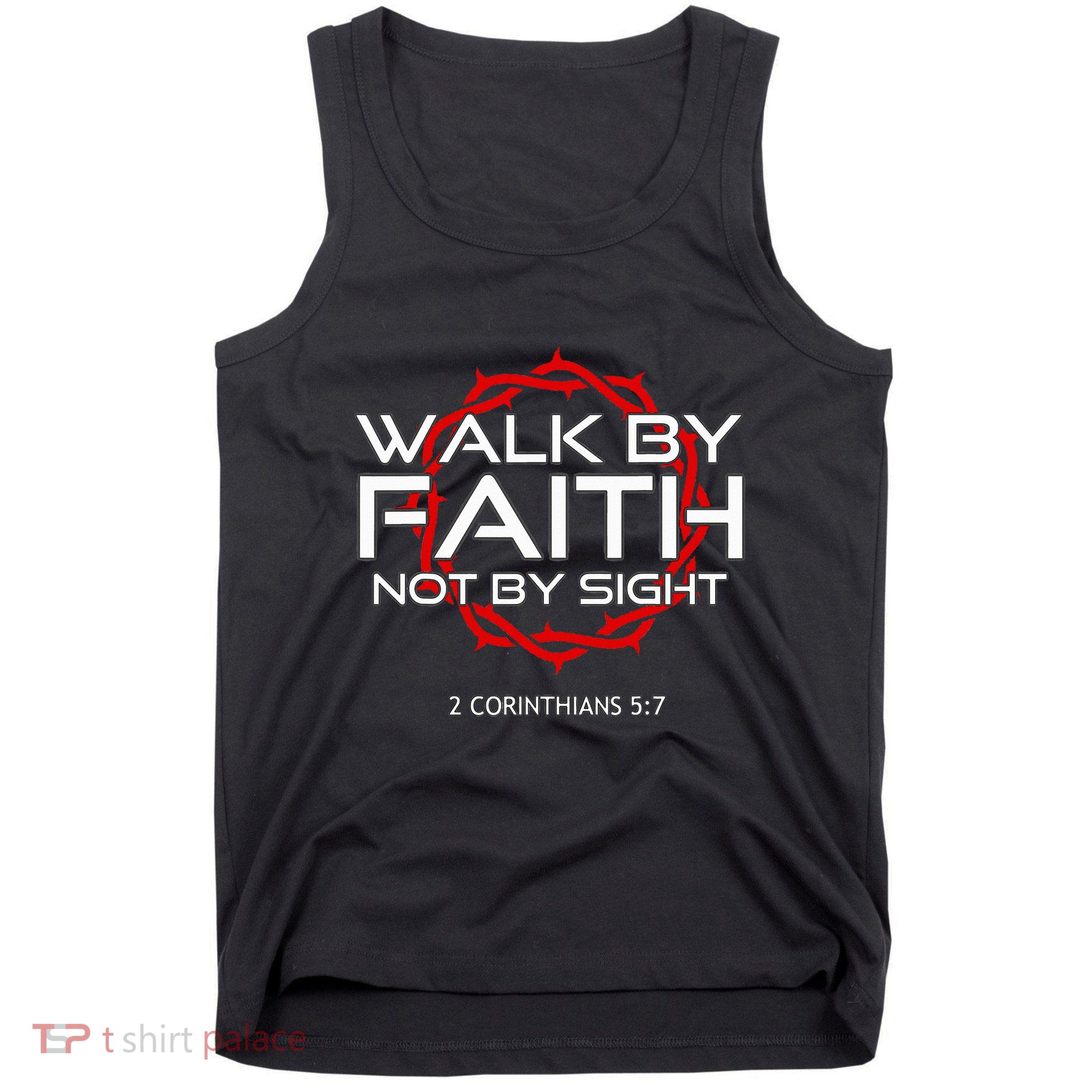 Jesus Walk By Faith Christian Tank Top