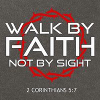 Jesus Walk By Faith Christian Cotton Canvas Backpack
