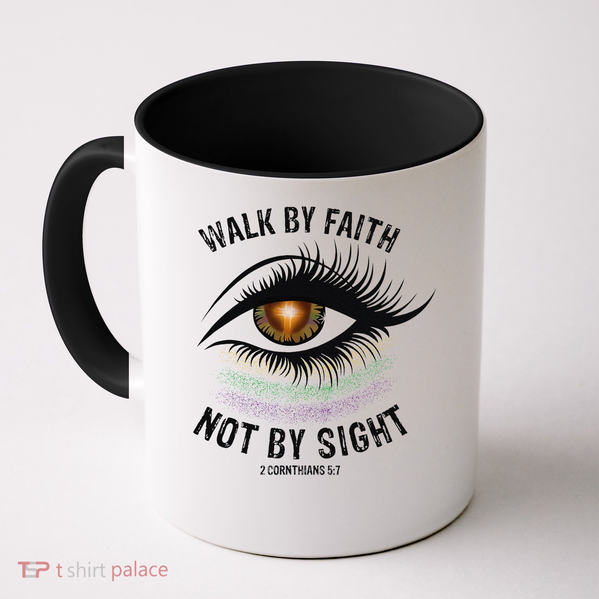 Jesus Walk By Faith Not By Sight Angel Eye Coffee Mug