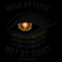 Jesus Walk By Faith Not By Sight Angel Eye Womens Tank Top