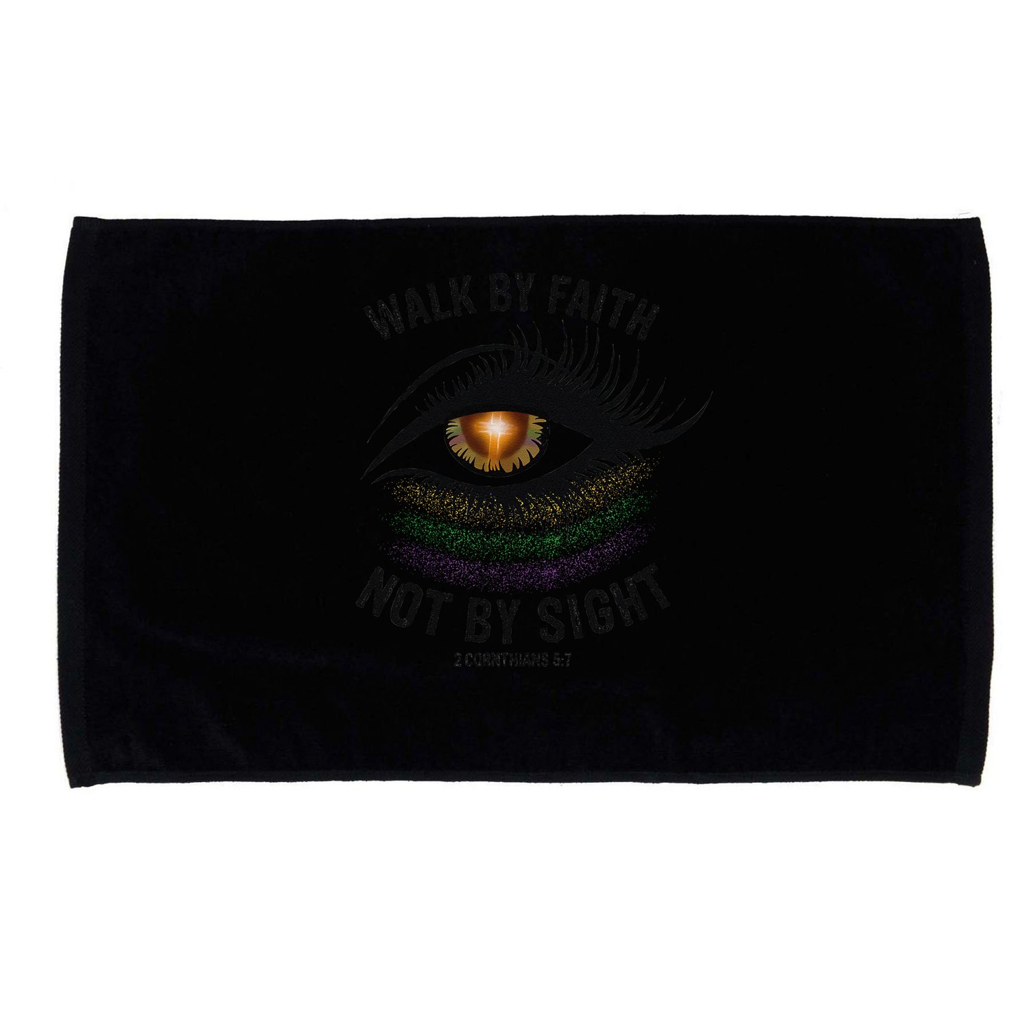 Jesus Walk By Faith Not By Sight Angel Eye Microfiber Hand Towel