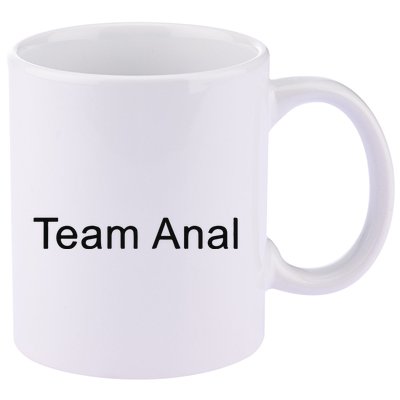 Justin Womble Chris Team Anal 11oz C Handle Ceramic Mug