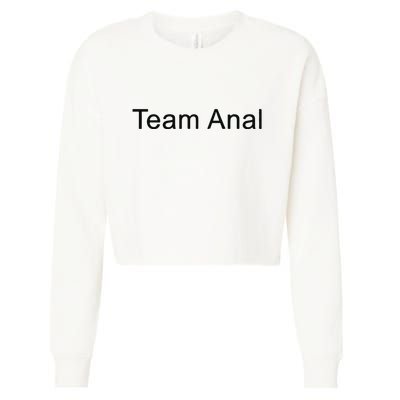 Justin Womble Chris Team Anal Cropped Pullover Crew