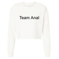 Justin Womble Chris Team Anal Cropped Pullover Crew