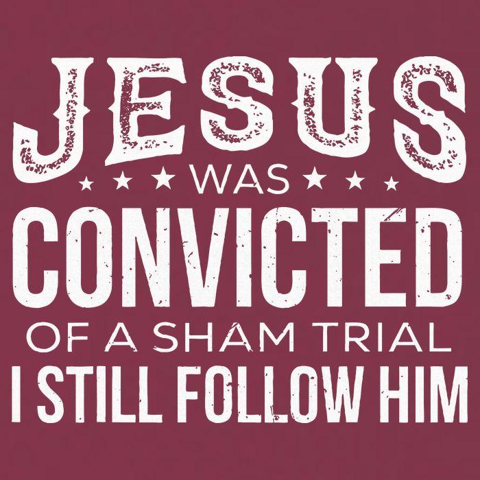 Jesus Was Convicted Of A Sham Trial I Still Follow Him 16oz Travel Tumbler