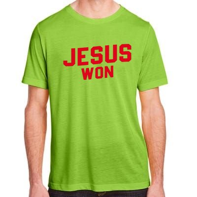 Jesus Won Christ Jesus Christian Adult ChromaSoft Performance T-Shirt