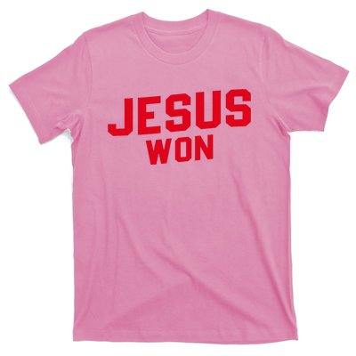 Jesus Won Christ Jesus Christian T-Shirt