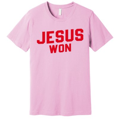 Jesus Won Christ Jesus Christian Premium T-Shirt