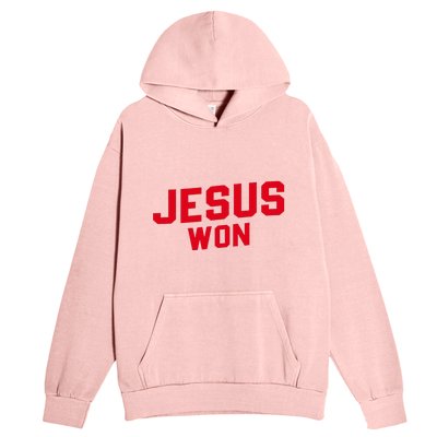 Jesus Won Christ Jesus Christian Urban Pullover Hoodie