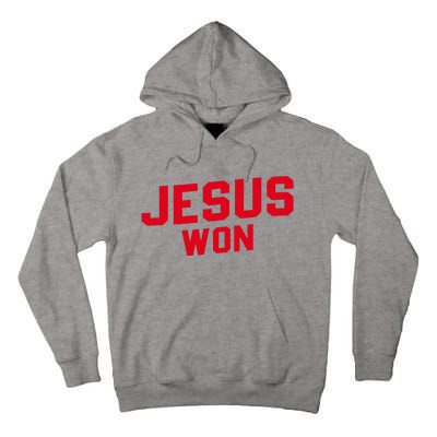 Jesus Won Christ Jesus Christian Tall Hoodie