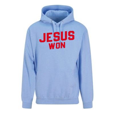 Jesus Won Christ Jesus Christian Unisex Surf Hoodie