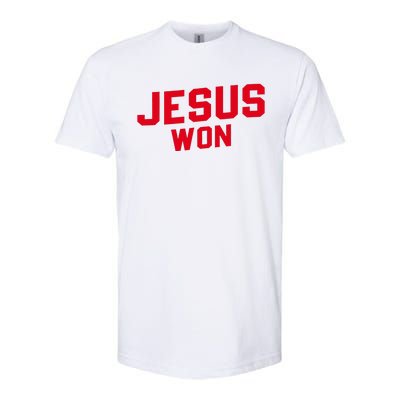 Jesus Won Christ Jesus Christian Softstyle CVC T-Shirt