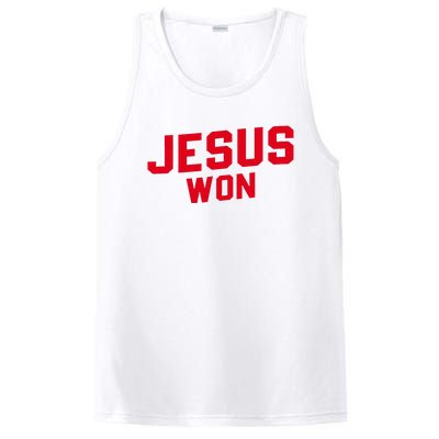 Jesus Won Christ Jesus Christian PosiCharge Competitor Tank