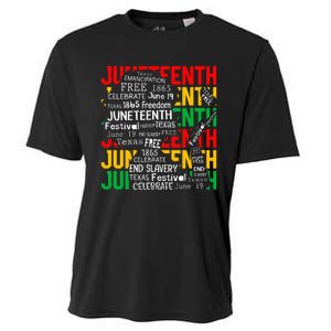 Juneteenth Women Celebrate Black Freedom Day 1865 Cooling Performance Crew T-Shirt