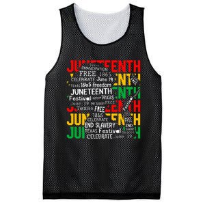 Juneteenth Women Celebrate Black Freedom Day 1865 Mesh Reversible Basketball Jersey Tank