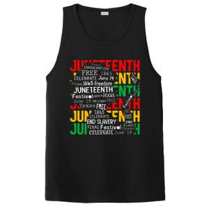 Juneteenth Women Celebrate Black Freedom Day 1865 PosiCharge Competitor Tank