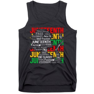 Juneteenth Women Celebrate Black Freedom Day 1865 Tank Top