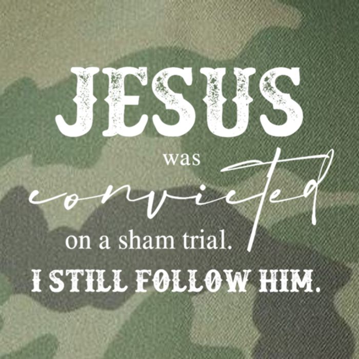 Jesus Was Convicted Of A Sham Trial I Still Follow Him Great Gift Legacy Tie Dye Trucker Hat