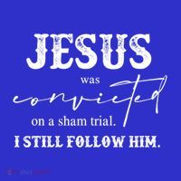 Jesus Was Convicted Of A Sham Trial I Still Follow Him Great Gift Sustainable Knit Beanie