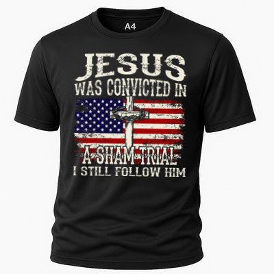Jesus Was Convicted In A Sham Trial I Still Follow Him Performance Shirt